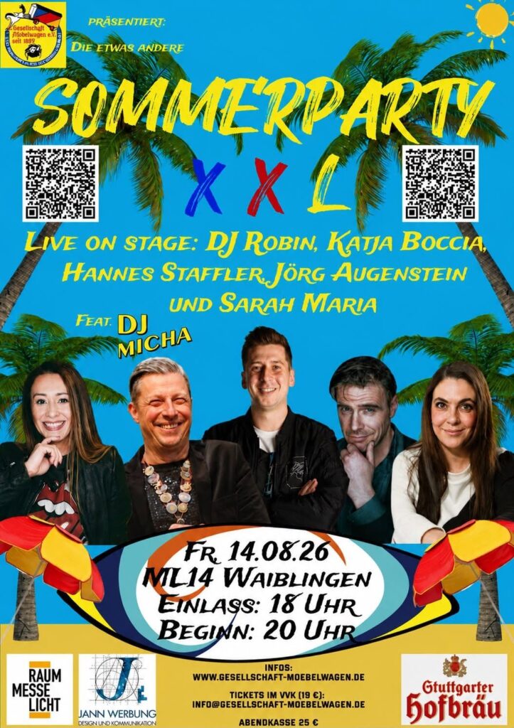 Sommerparty XXL Plakat